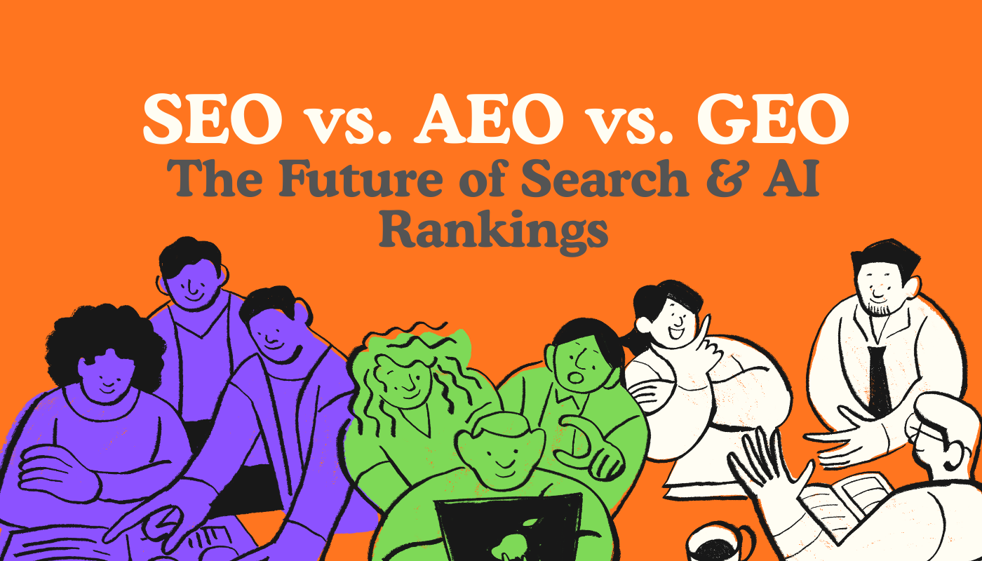 SEO vs. AEO vs. GEO - The Future of Search & AI Rankings